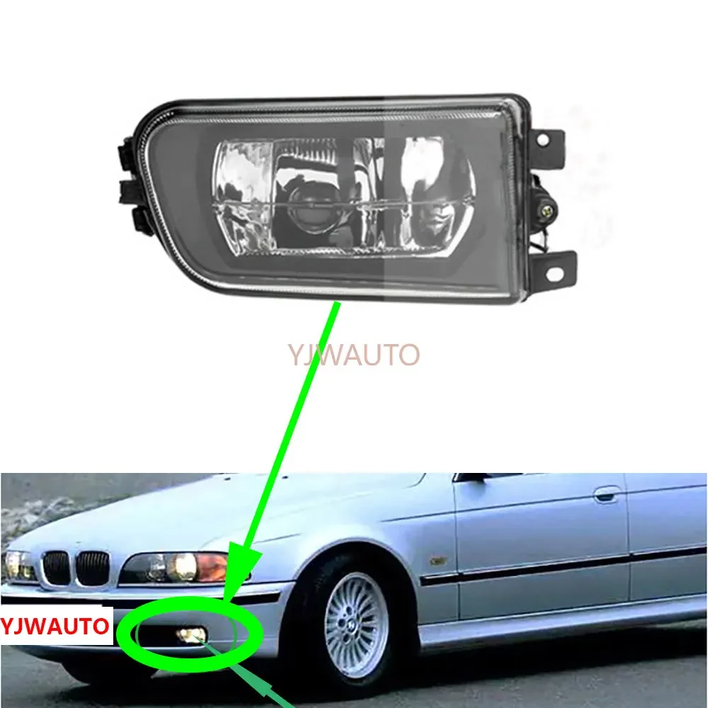 For BMW E39 Z3 5 Series 1995 -2000 2001 Foglights Car Fog Lamp auto Signal Lamp Front Bumper Grille Driving Fog Light Assembly