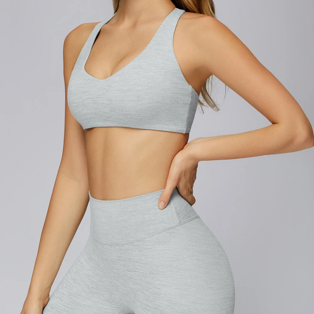 

Быстросохнущий спортивный бюстгальтер с подкладкой, женское нижнее белье для спортзала, женский облегающий бюстгальтер с эффектом пуш-ап для бега, повседневные топы для йоги, бесшовный бюстгальтер для йоги с v-образным вырезом