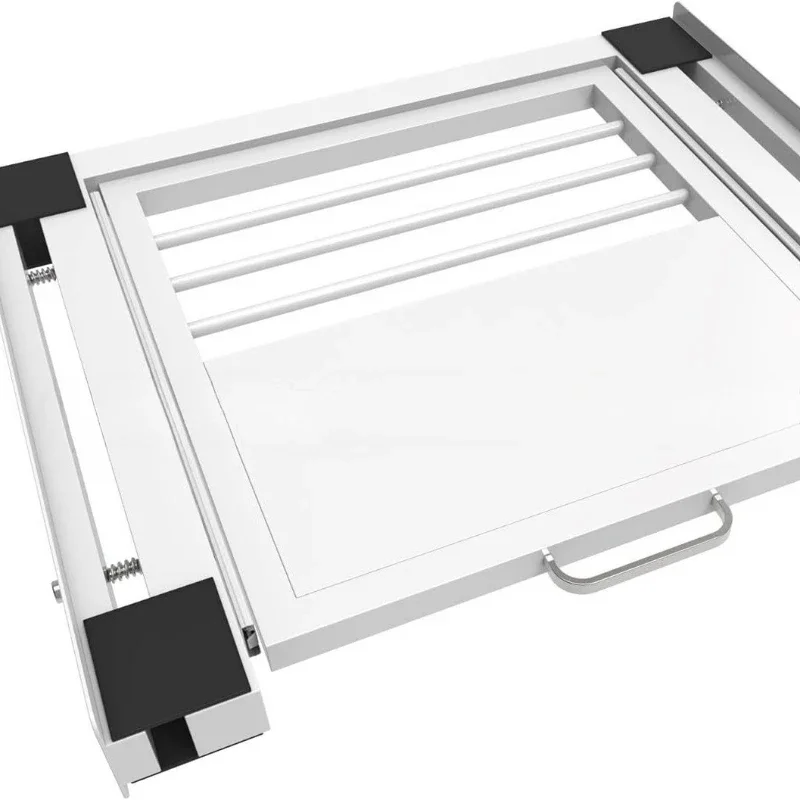 Washer dryer stacking rack, washing machine rack