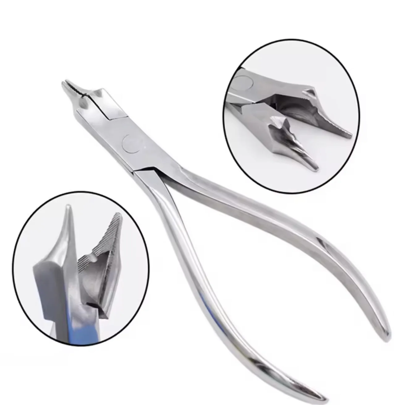 Dental Three Jaws Plier Bending Clasp Making Split Springs Cutting Steel Wire Medical Technical Forcep Orthodontic Dentist Tools