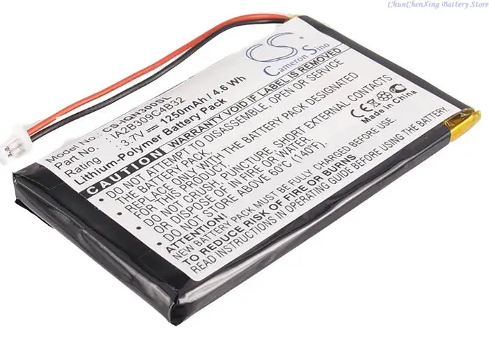 Cameron S37- Batterie pour Garmin Nuvi, 1250mAh, 300, 300T, 310, ravi D, 310T, 350, 350T, 360, 360T, 370