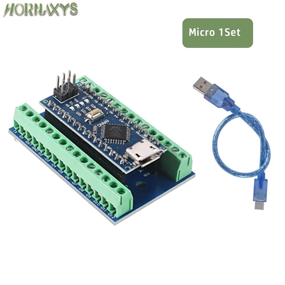 Scheda di espansione adattatore terminale controller NANO V3.0 3.0 NANO IO Shield piastra di estensione semplice per cavo Arduino AVR ATMEGA328P