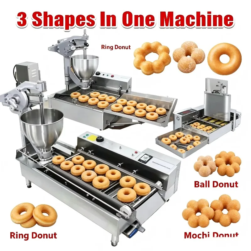 Commercial Donut Production Line Automatic Doughnut Maker Processing Machine Sale Factory Direct Accept Custom