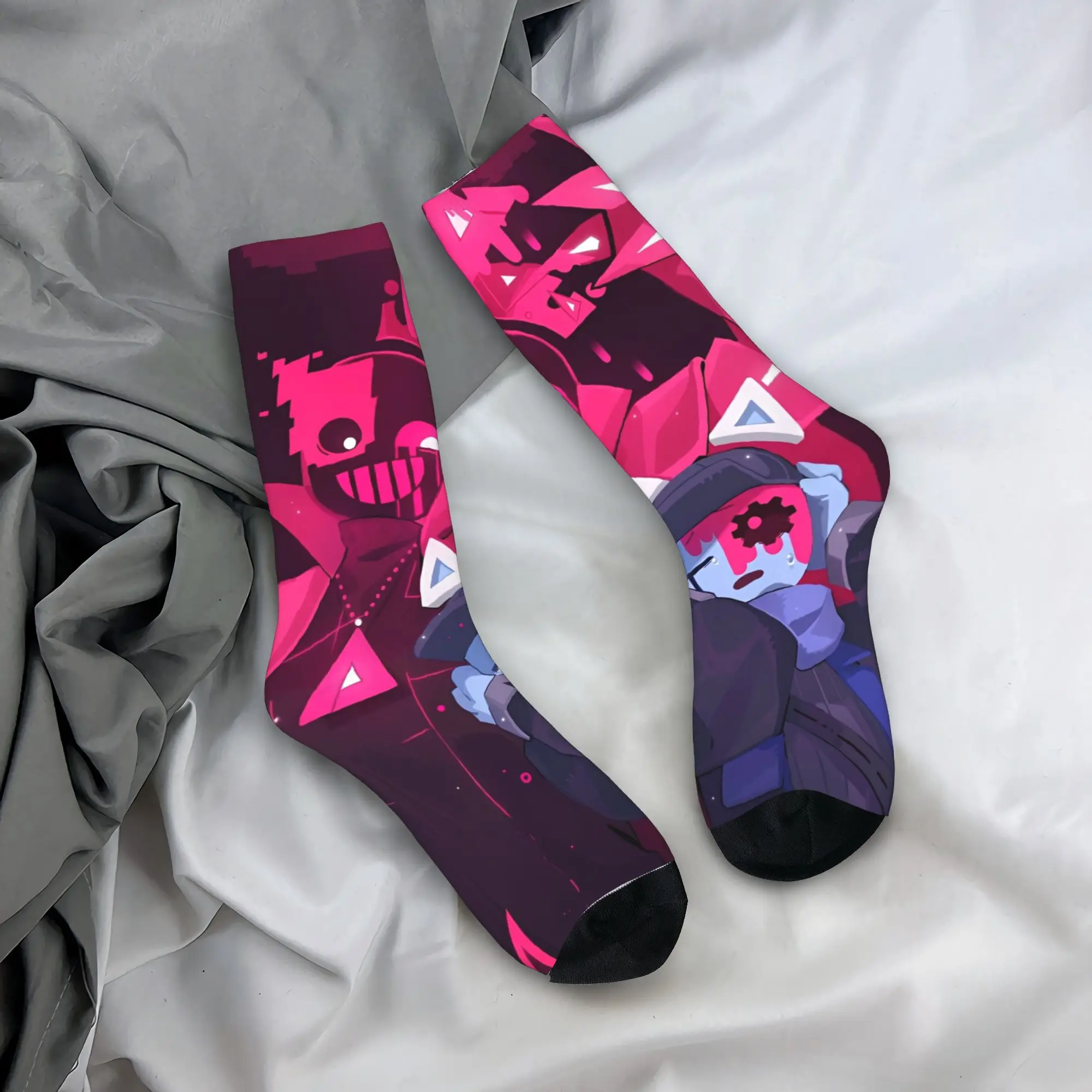 

Men Socks Cube and Blixer Forsaken Stockings Spring Novelty Medium Soft Socks Custom Climbing Anti-Slip Socks