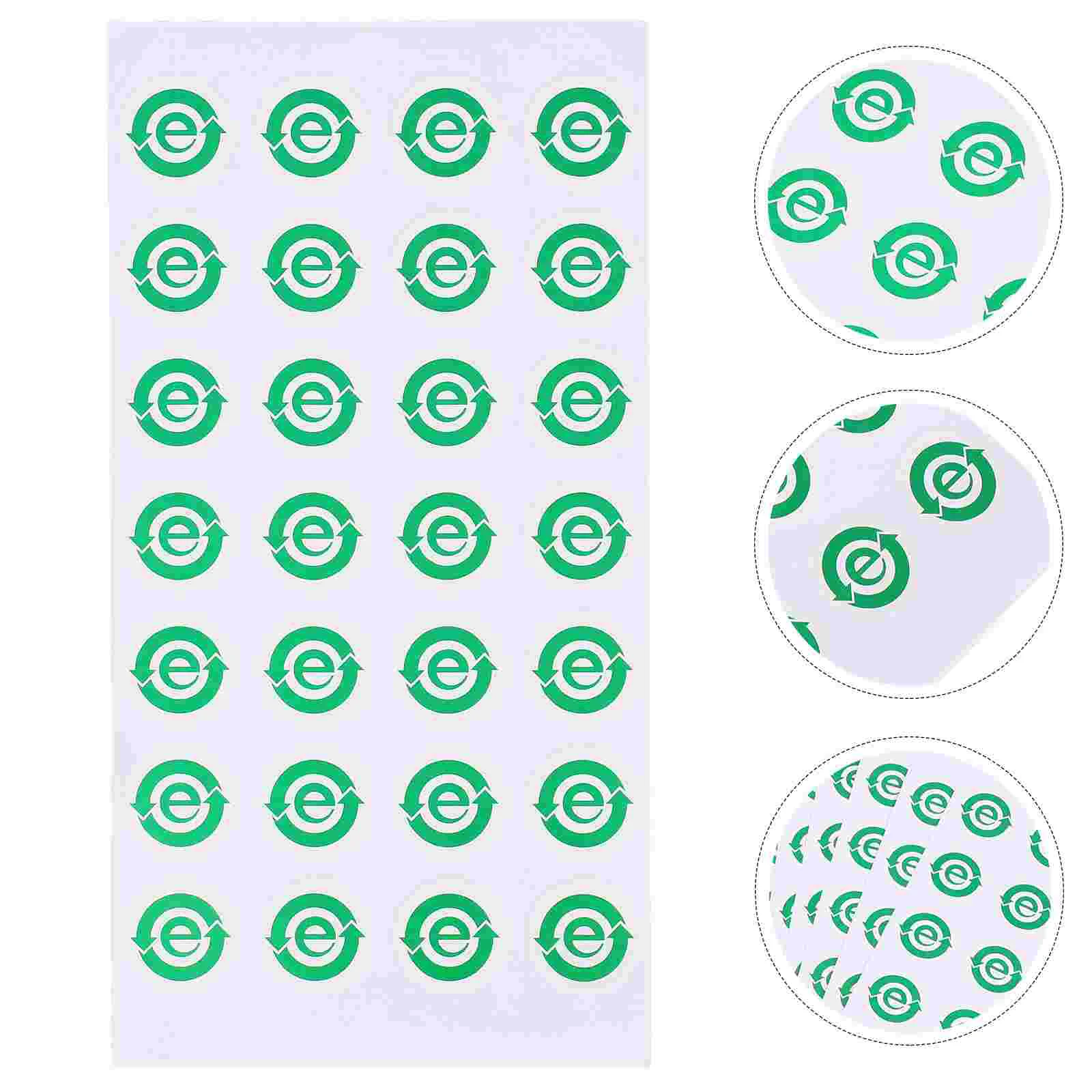 500 Pcs Trash Sticker Recycle Stickers Adhesive Garbage Can Decals Recycling Bin Label