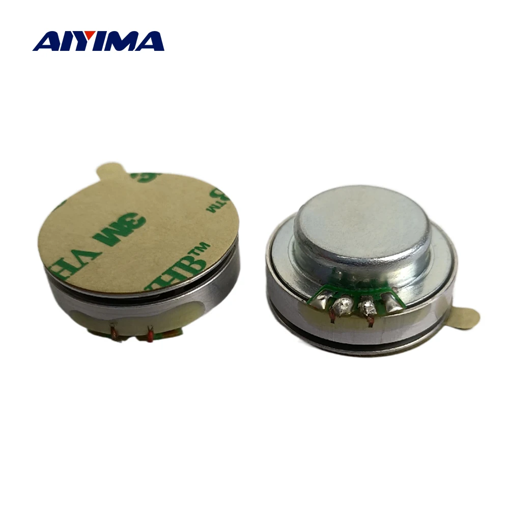 AIYIMA 2Pcs 26MM Vibration Resonance Speaker 8 Ohm 3W Loudspeaker NdFeB Magnet Resonant Hifi Music Speaker For Guitar