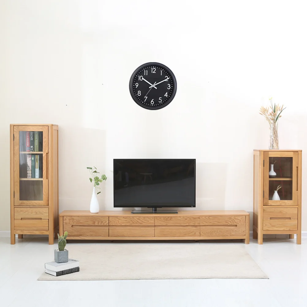 

Stone Quartz 10-Inch Round Silent Wall Clock Simple Decorative Clock for Living Room Bedroom Kitchen Cafe Bar Pub