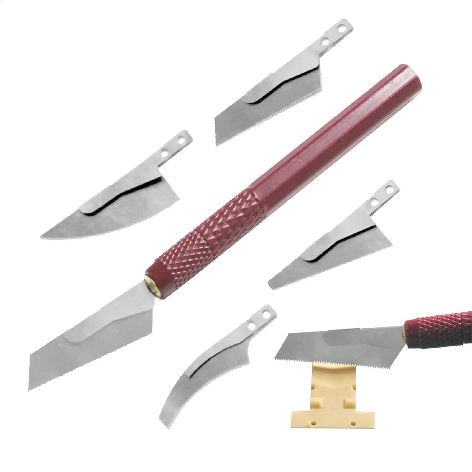 

Mini Hobby Saw Kit-For Crafting Tool Interchangeable Blades, Including Modeling Razors& Handles