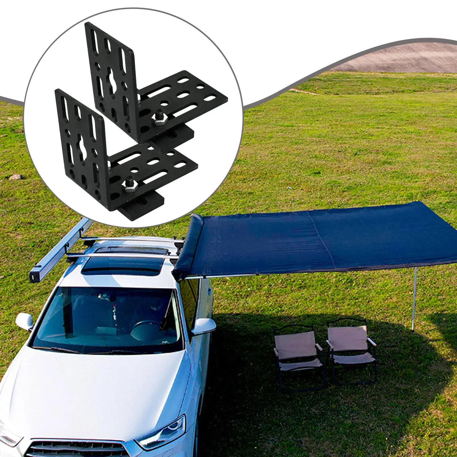 

Универсальный регулируемый держатель-карабин для крепления тента на багажник внедорожника, для складного уличного тента