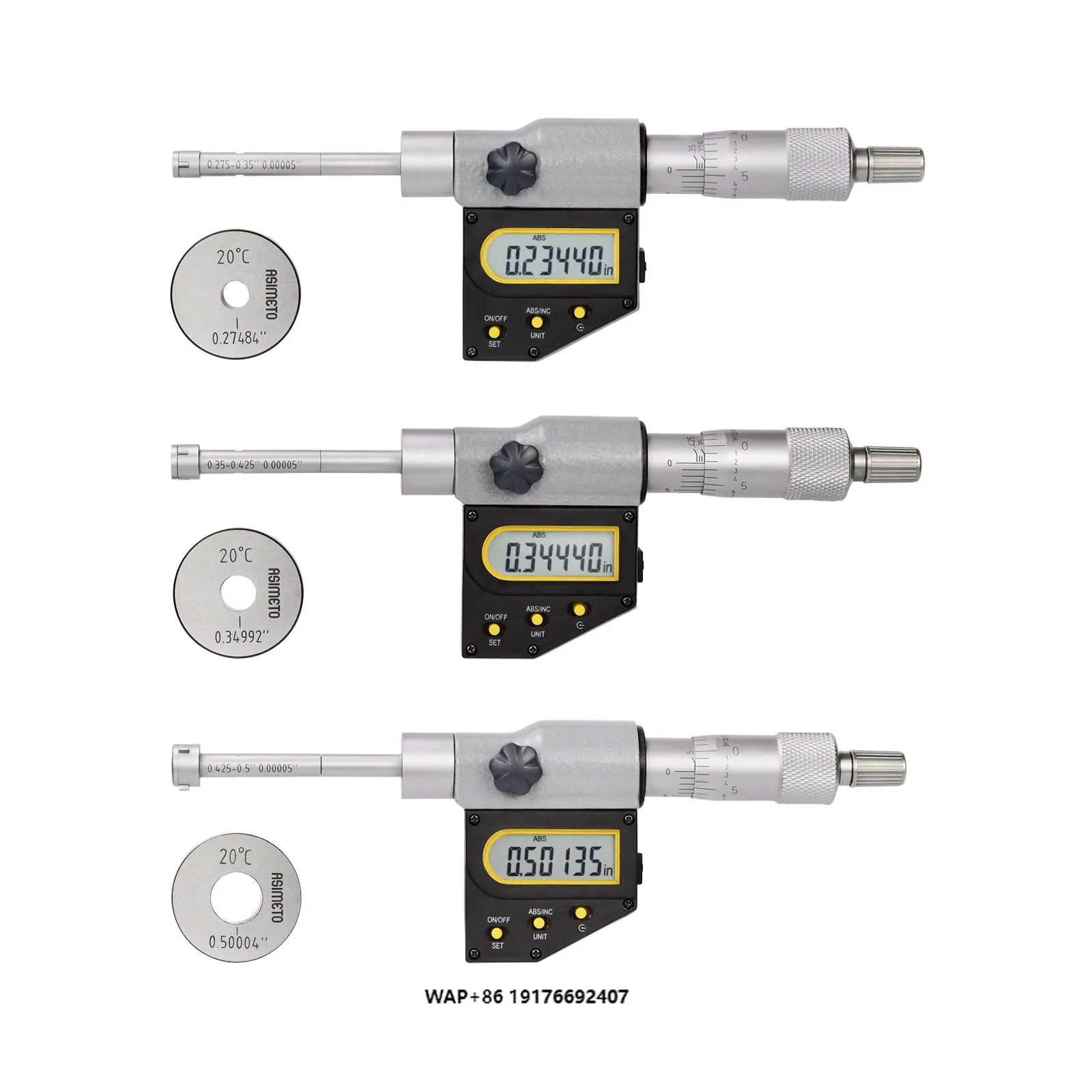 Hot Sale 3 Point Internal Micrometer Set High Precision Inside Micrometer Set With 4