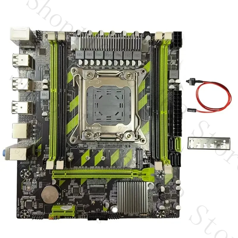 

. 2 NVME PCI-E X16 SATA3.0 X79G DDR3 Gaming Kit LGA2011 4XDDR3 RECC Slots Desktop Motherboard X79
