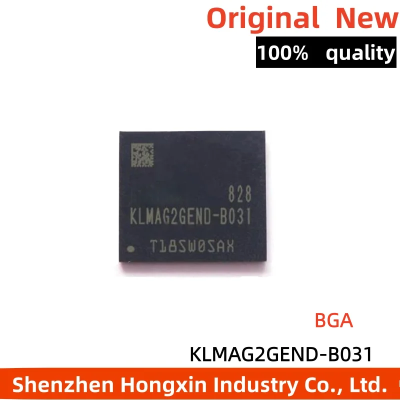 

1 piece KLMAG2GEND-B031 BGA-153 Package 16G EMMC5.0 Storage Chip