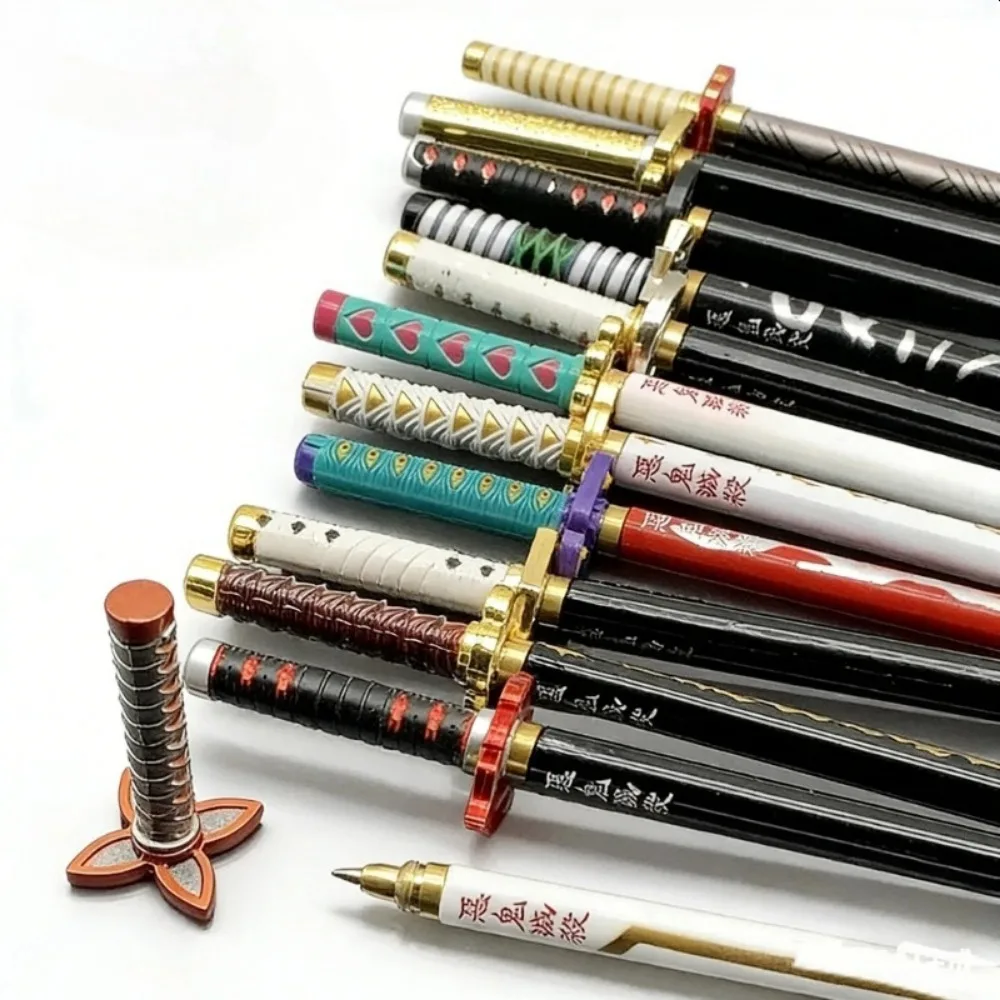 20cm  Anime Peripheral Neutral Pen/my Wife/Zenyi/moth/butterfly Blade Day Wheel Knife Stationery Signature Pen