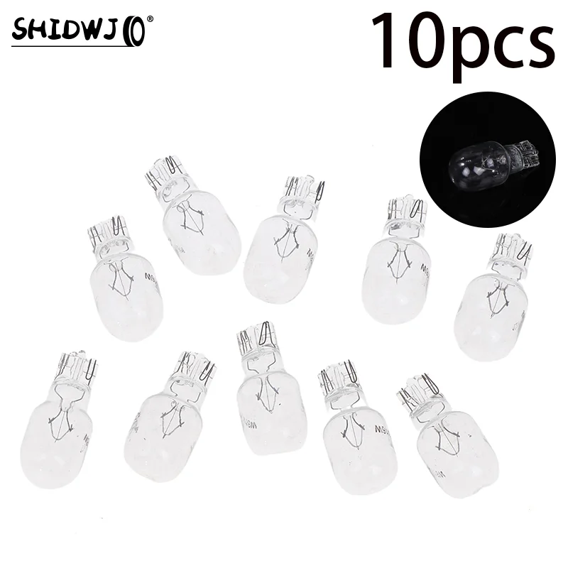 10 Pcs T15 12V 16W Car Side Light Interior Light Clearance Light Instrument Lights Auto Halogen Bulbs Accessories