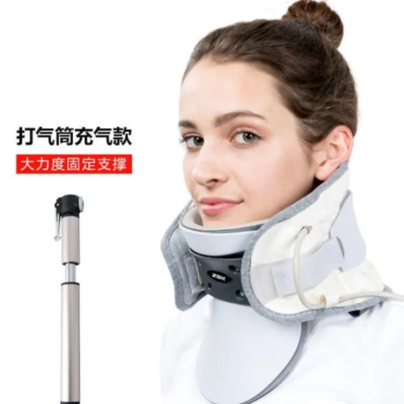 neck cervical traction device adjustable inflatable collar household massage Spondylosis Collar Hanging Neck frame