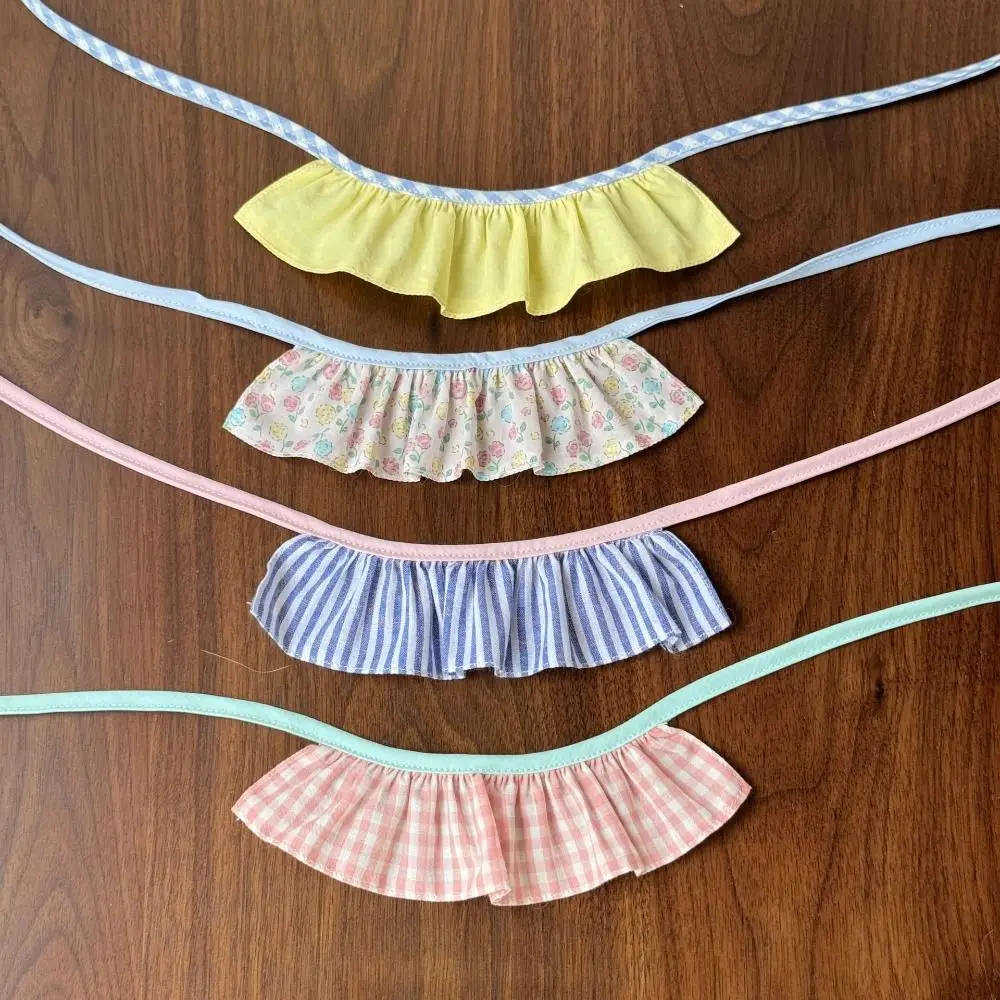 Modepuppe, schöne Prinzessinnenkleider, niedliche handgefertigte Puppenkleider aus Baumwolle, Rock, 7 Farben, Blumenmuster, für 10–17 cm große Puppen