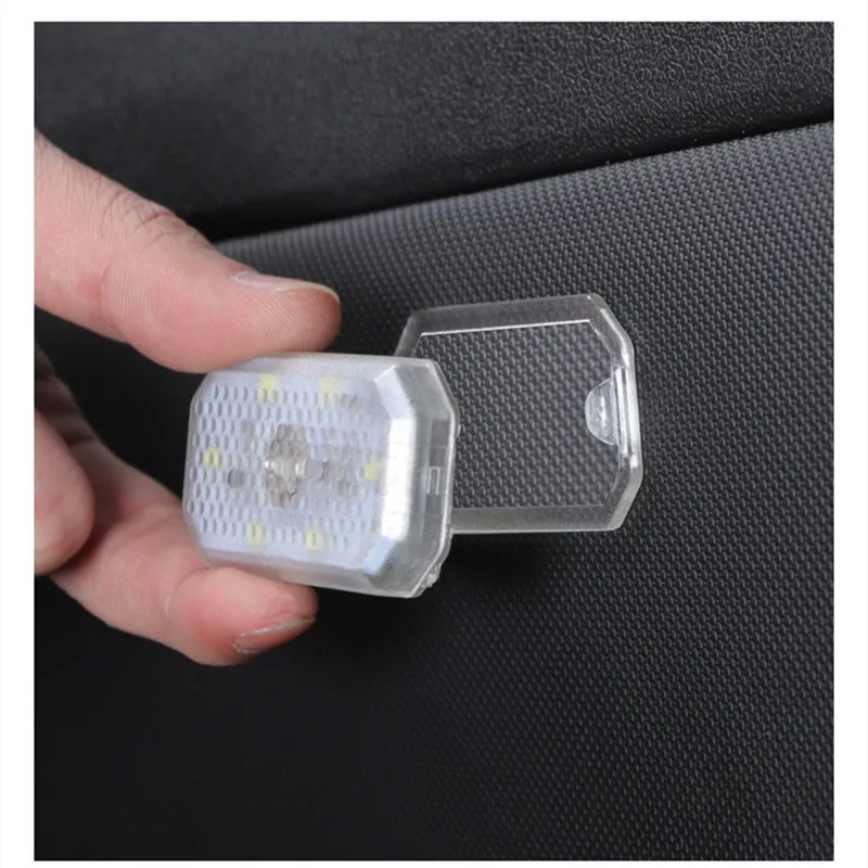 1pcs Car Fashion modeling Interior Dome Light Door Light Finger Touch Sensor 5V LED Reading Lamp USB Charge Retrofit Accessories