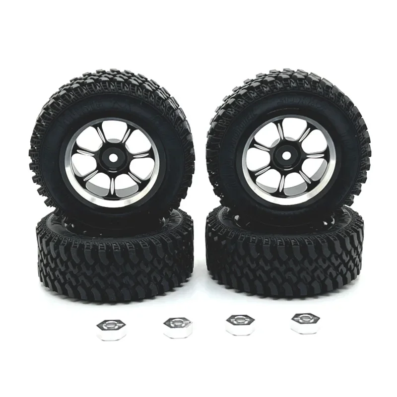 MN Model 1/12 MN128 MN86 G500 RC Four-wheel Drive Climbing Car Upgrade parts Metal Wheel Tire Combination Device Climbing Tire