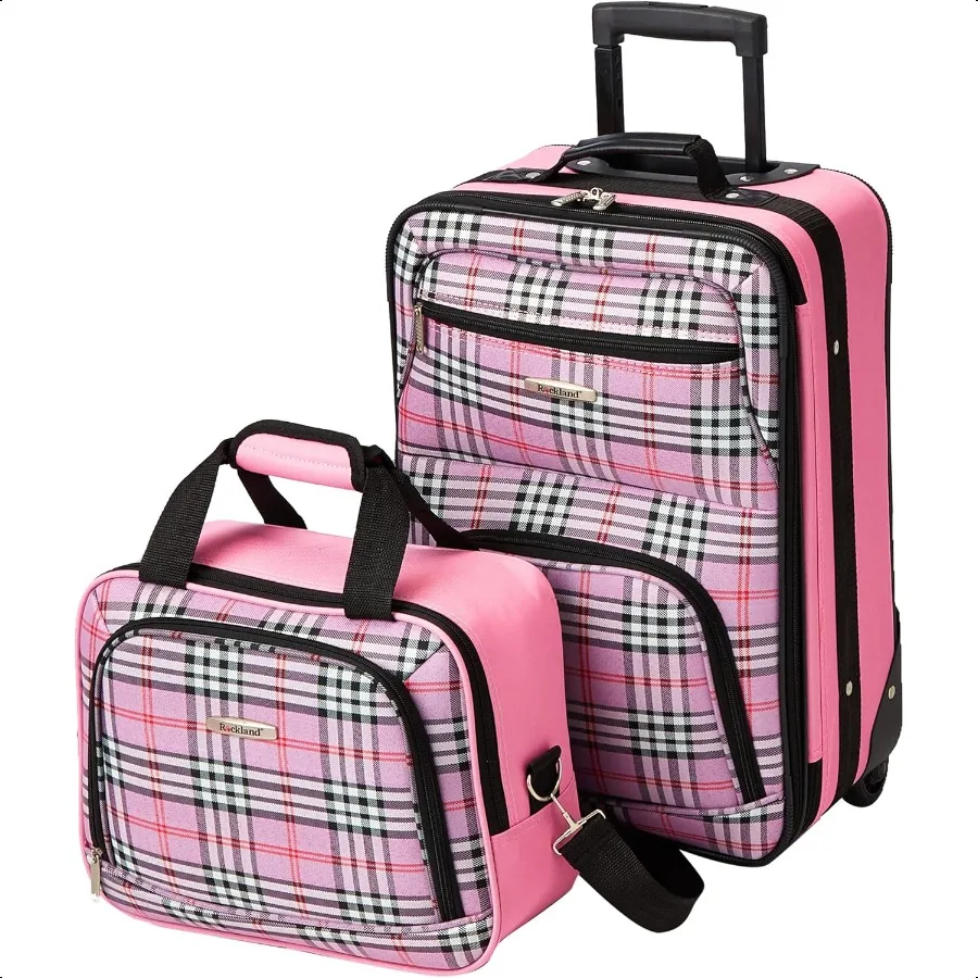 

Lage Set Softside Pink Cross 2Piece Set 14 19