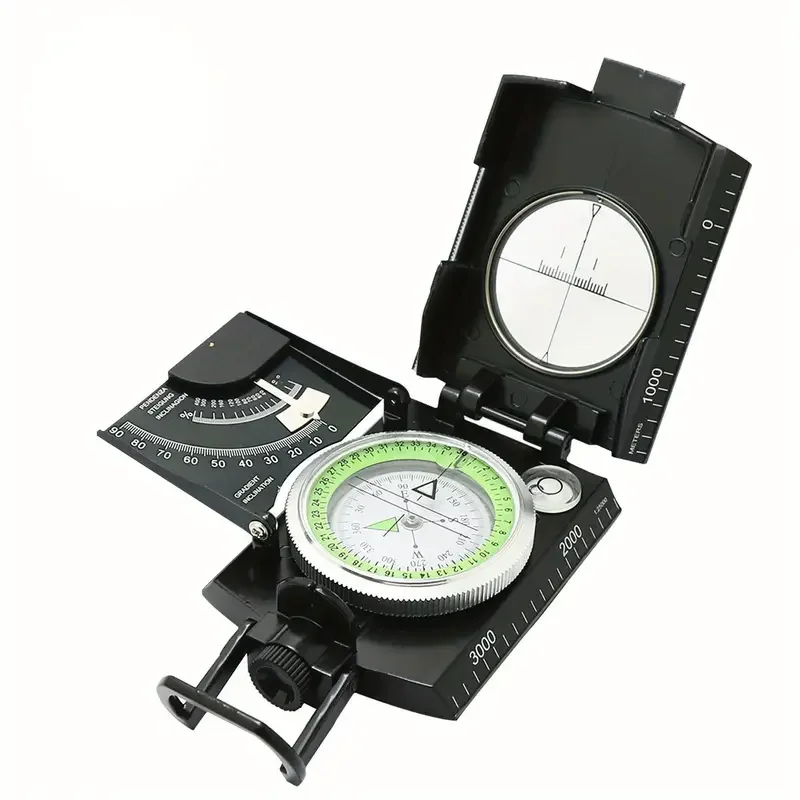 

Military Compass For Hiking Camp for Sighting Waterproof,Durable,Inclinometer Multifunctional Sighting Navigation Compass