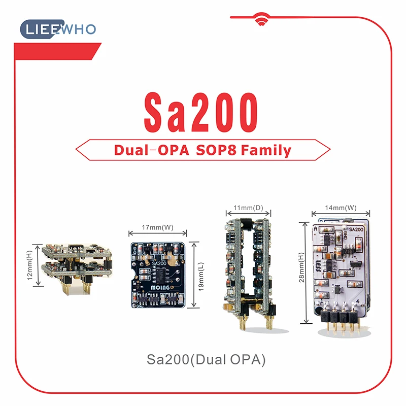 Dual op amp LIEEWHO|SA200 Hi-End Fully  Discrete Dual OP-AMP 1PCS/ Upgrade Replace OPA2064/SS3602/MUSES02/Dual OP