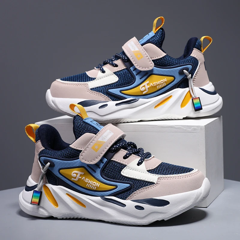 Zapatillas deportivas de piel transpirable para niños - imagen 5
