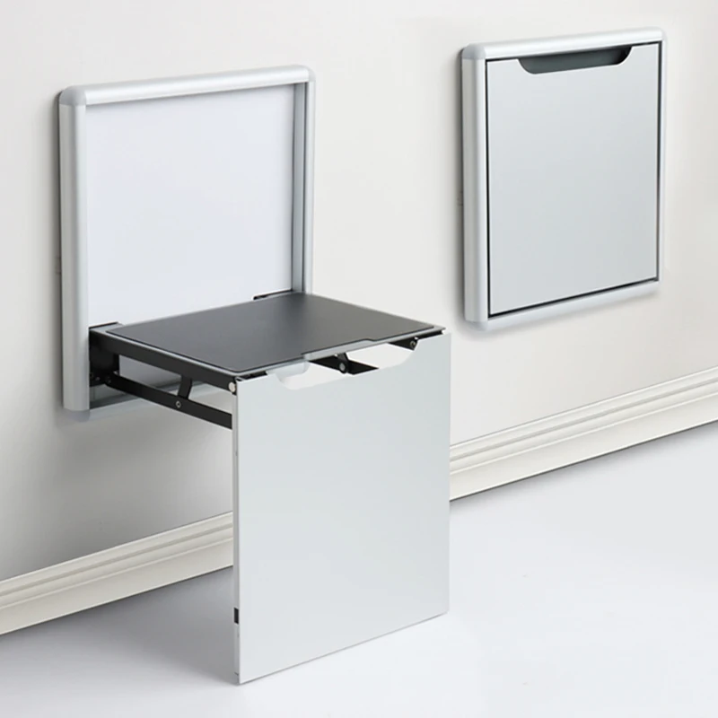 

Multifunctional Shower Panel Wall Mounted Disabled Elderly Mounted Shower Seats Foldable Silla Plegable Bathroom Fixture JW50SY