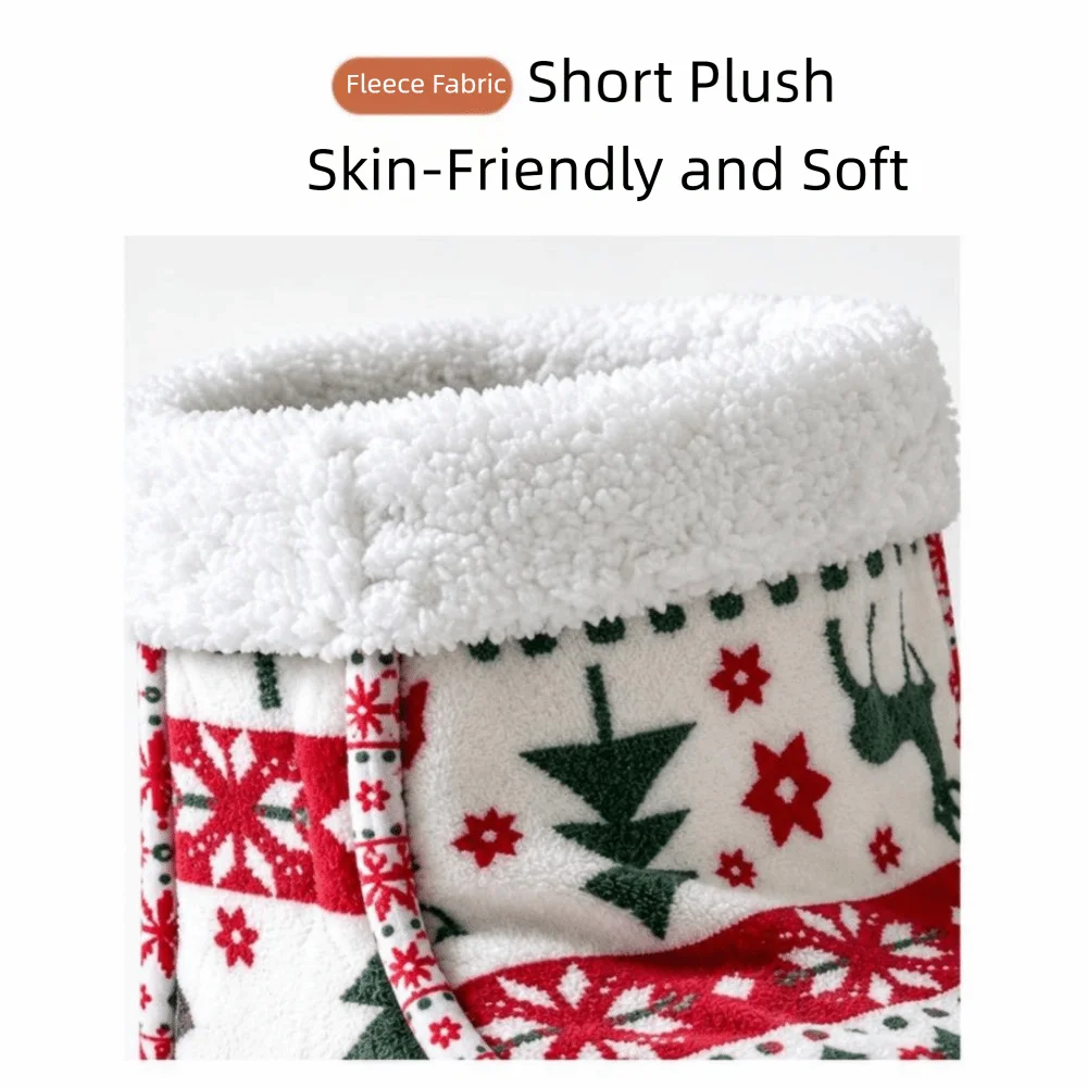 Plug-Type Heated Foot Warmer 9 Modes Adjustable Temperature Electric Heating Pad Machine Washable US Plug