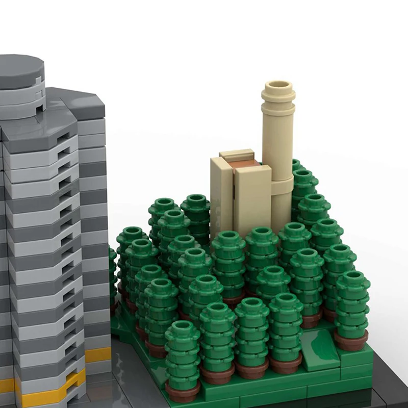 Göttingen Skyline Building Blocks MOC Famous Movie Architecture View Assembling Model Technology Bricks Collection Toys Kid Gift