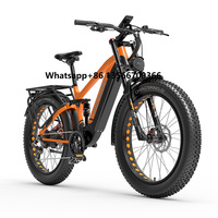 Dukawey Silvertip8 1000W Electric Bike  26 Inches Full Suspension Emtb 52V 20Ah Electric Bicycle Mountain Ebike Fatbike Electric