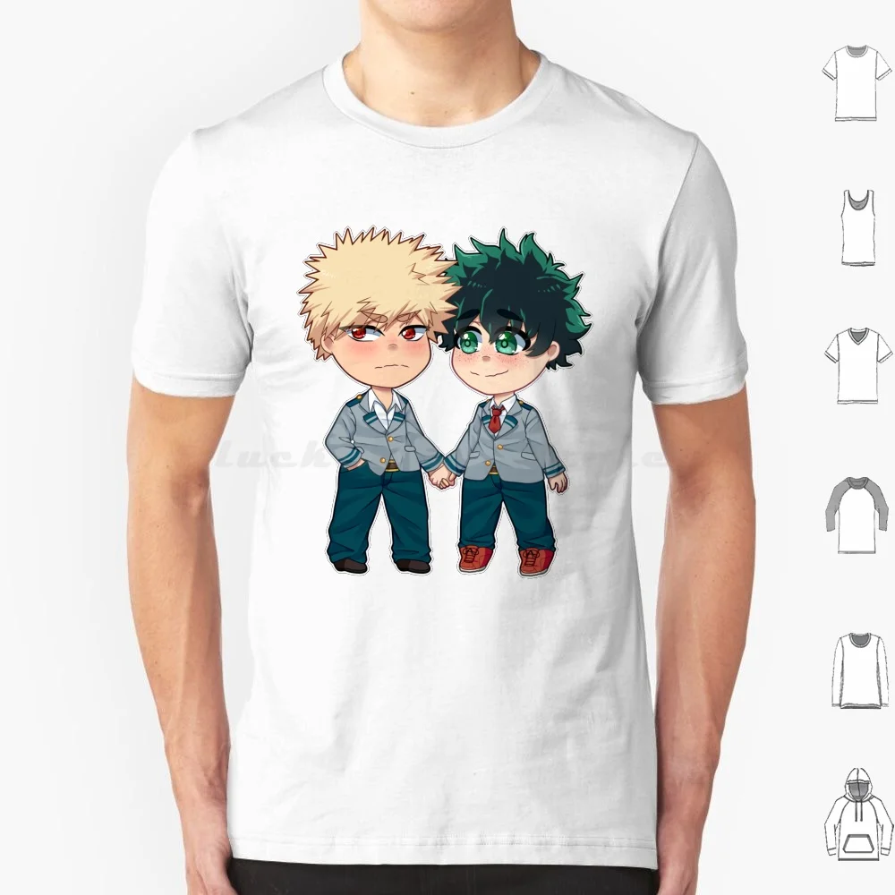 Bakudeku-Holding Hands T Shirt 6xl Cotton Cool Tee Bakudeku Katsudeku Bakugou Katsuki Midoriya Izuku Boku No Hero Academia Bnha