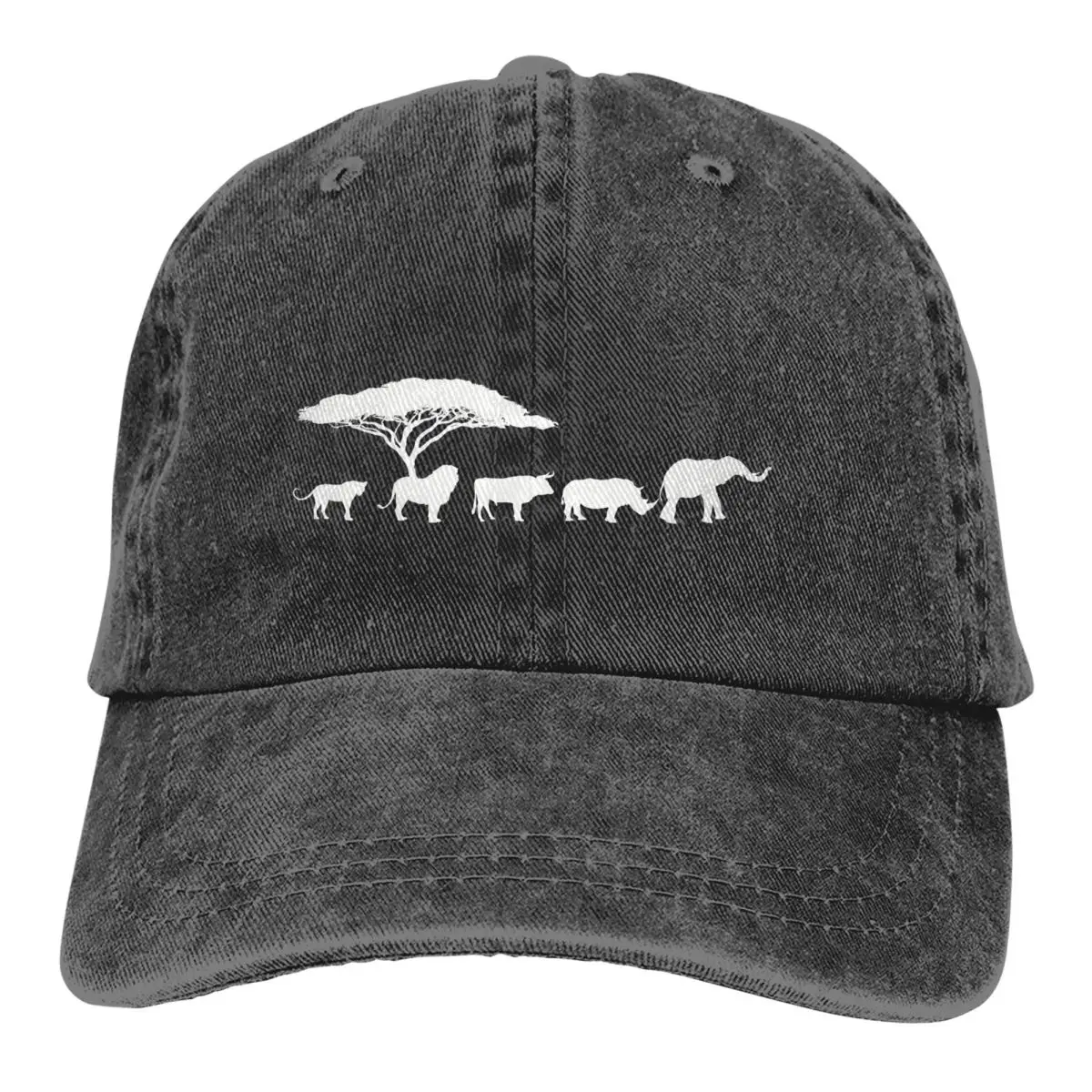 Summer Cap Sun Visor Africa The Big Five Animals Design Kids Toddler BIG 5 Classic Hip Hop Caps Animal Cowboy Hat Peaked Hats