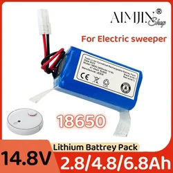 Da Tian Gong plug 14.8v 2.8/4.8/6.8Ah Li-ion battery For Rowenta Tefal Explorer Serie 20 40 60 Robot Vacuum Cleaner Battery