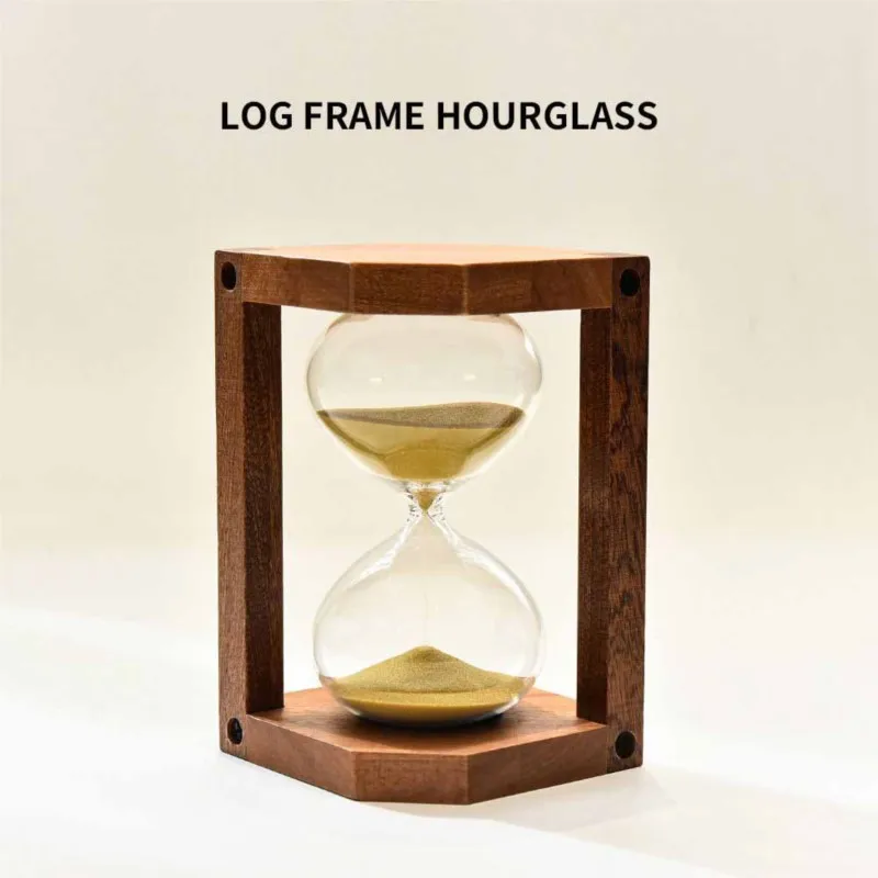 Creative Style Children Glass Hourglass Timer 15 Minute Anti Fall Timer Retro Hourglass Ornament Ancient Style Hourglass ZJ293