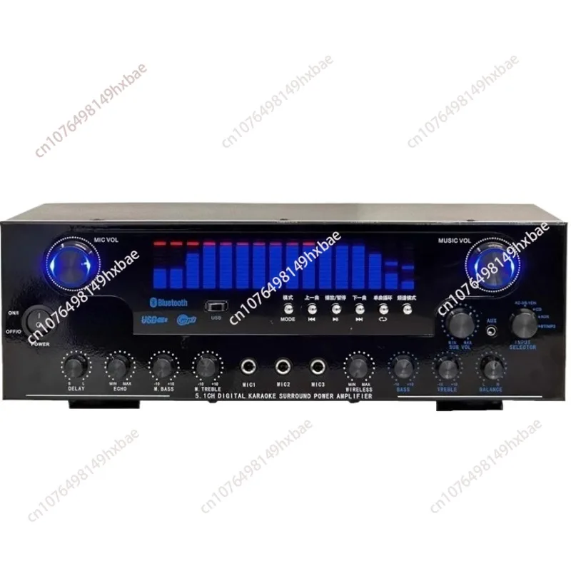 8000Sw Lossless Version 2500W7.1 Partition Large Screen Power Amplifier Heavy Bass High Fidelity Power Amplifier HF