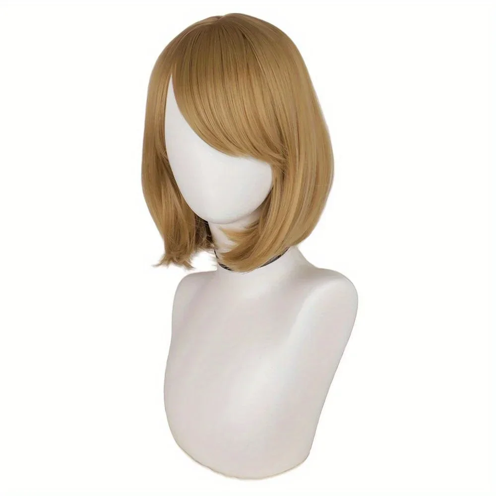 Biohazard Resident 4 Remake Ashley Graham Evil Cosplay Wig Heat Resistant Synthetic Wigs Halloween Carnival