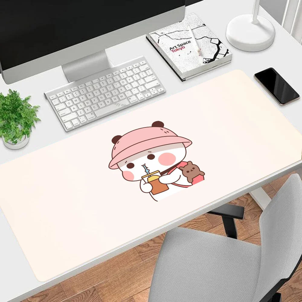 Milk M-Mocha Bear Mousepad INS Tide Large Cartoon Anime Gaming Mouse Pad Keyboard Mouse Mats Desk Mat Accessories