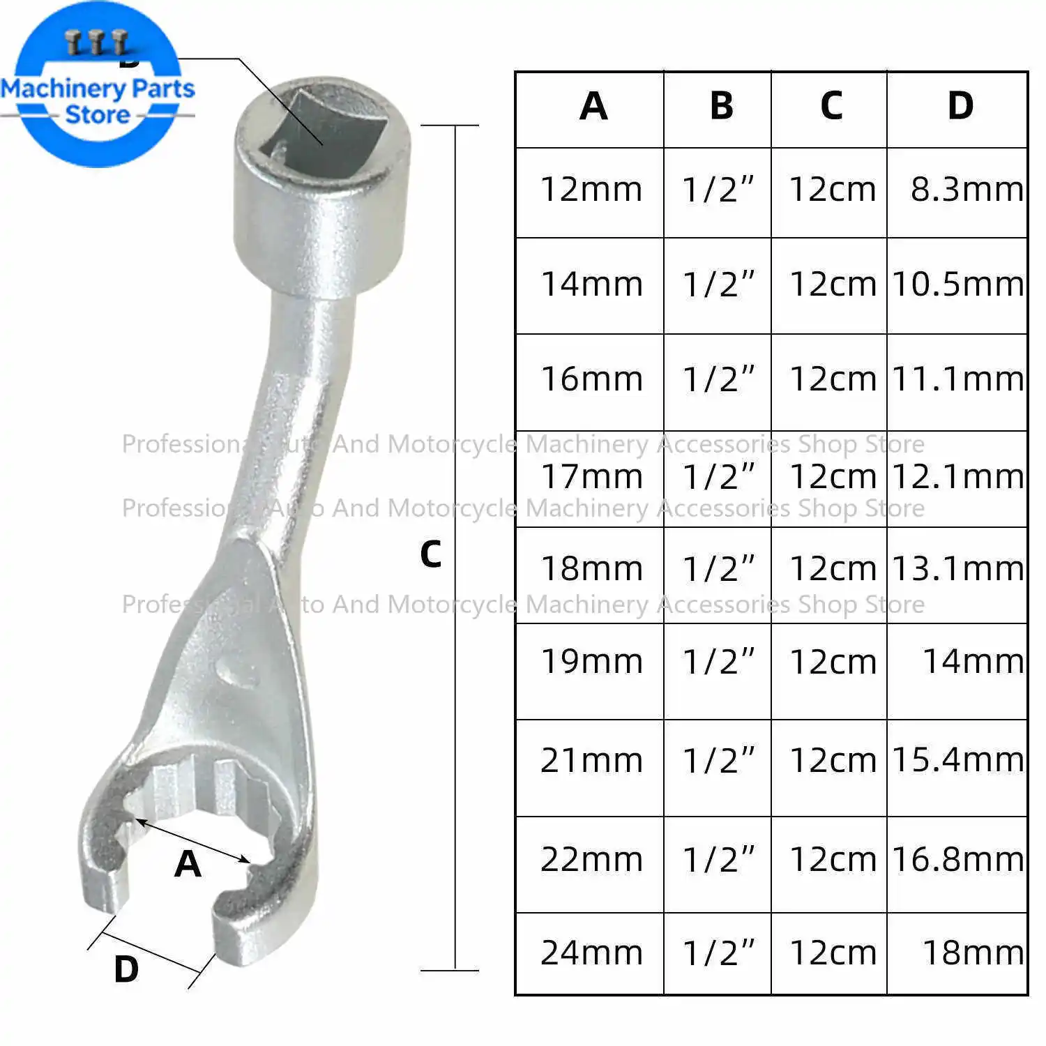 

For BMW, Mercedes-Benz, Volkswagen, high-pressure diesel spray YouTube sleeve wrench opening hexagonal oxygen sensor wrench