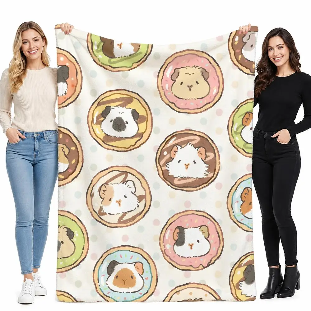 Hamster Throw Perfect for Sofa Bed Office Travel Home Decor Art Lover Gift