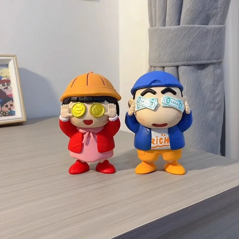 Crayon Shin chan Nohara Shinnosuke caja ciega dibujos animados modelo rico decoración circundante regalos para niñas