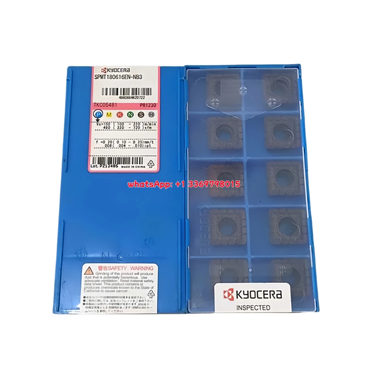 

Сменные пластины SPMT SPMT180616EN NB3P PR1230 и SPMT180616EN NB4P PR1230 для U-образных сверл