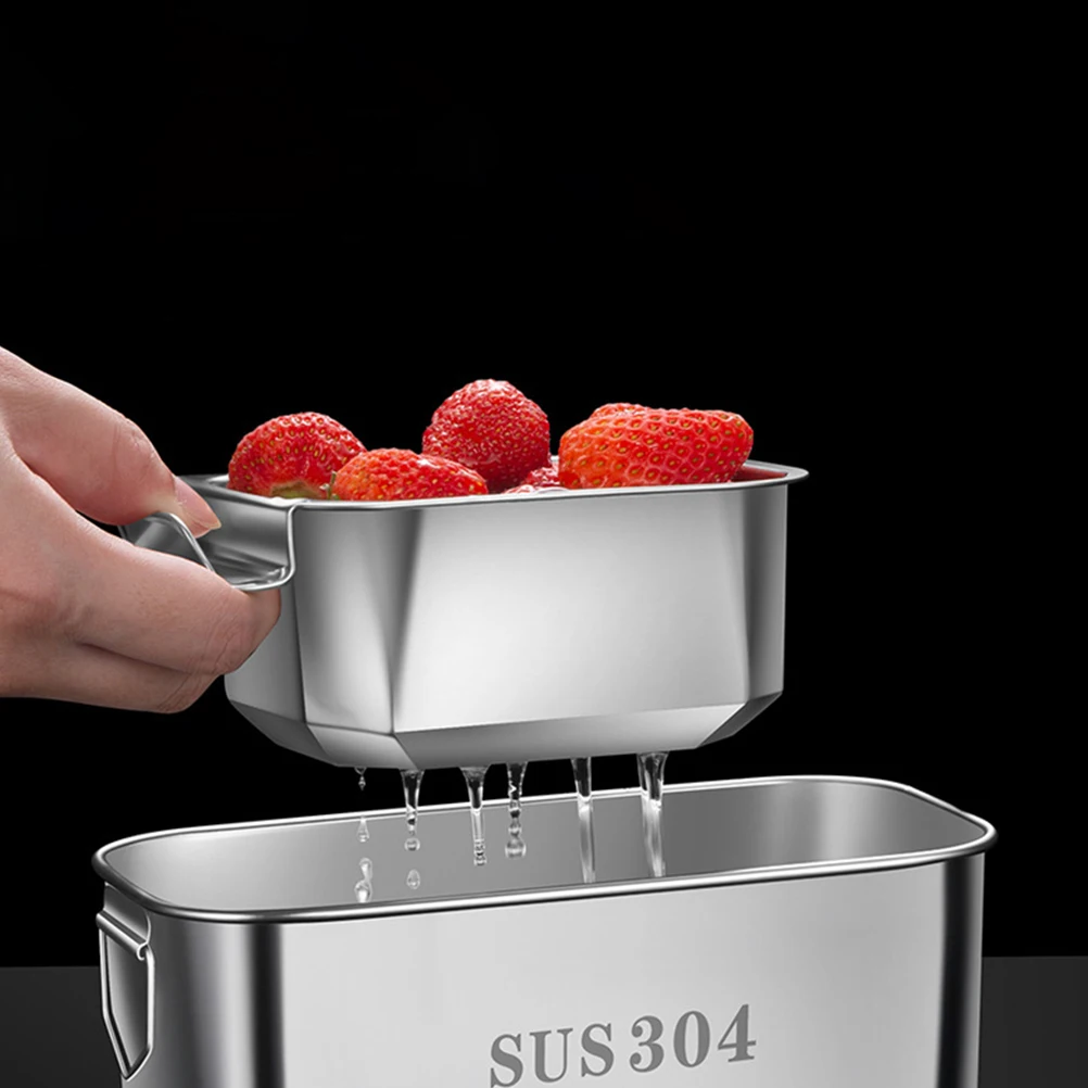 

Snack Storage Box Dried Fruit Case Multifunction Container Desktop Stainless Steel Nuts Travel Portable Long Lasting Practical