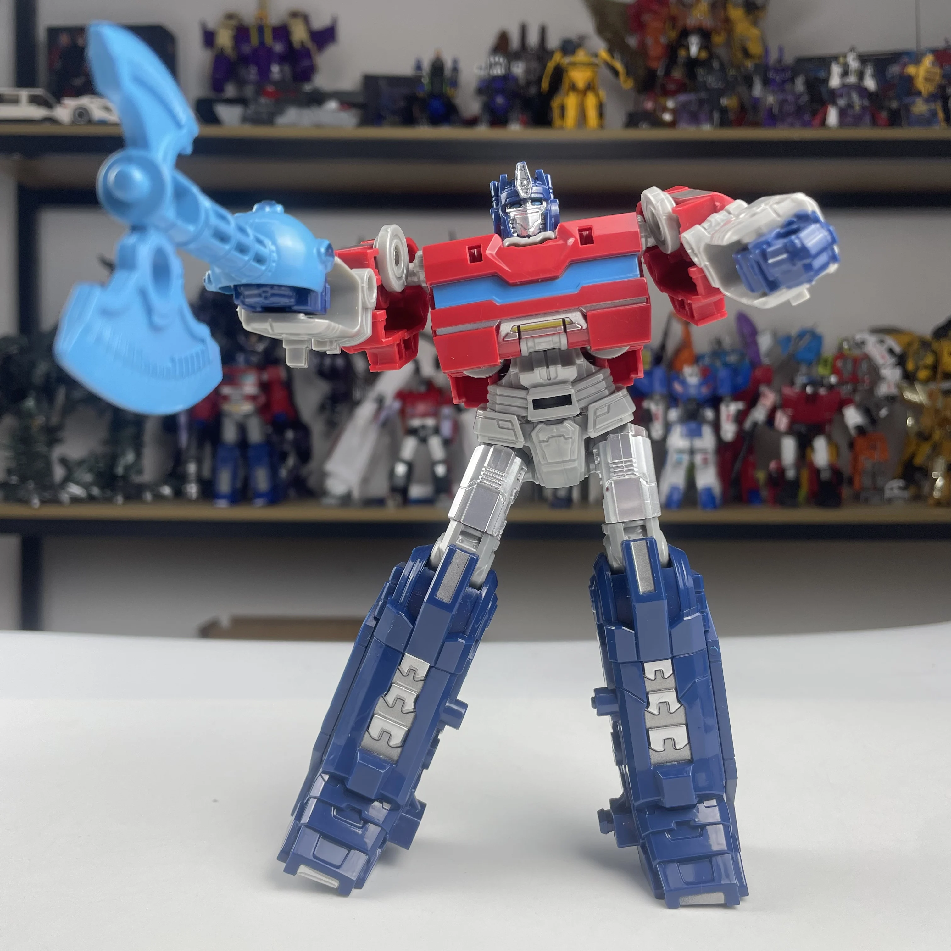 JK10 19CM transformación OP Commander modelo de tercera forma figura de acción colección de robots regalo caja Original