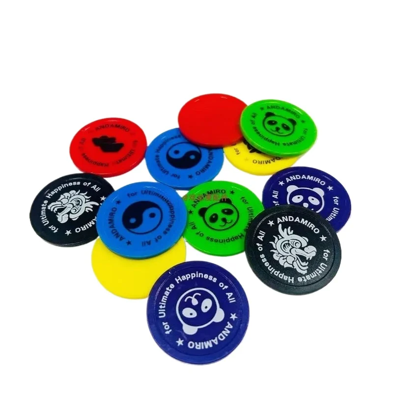 500 pièces de jetons en plastique personnalisés pour machine de poussée d'arcade, jetons de jeu Tour Eiffel de Paris pour échange de jetons de jeux vidéo en ville