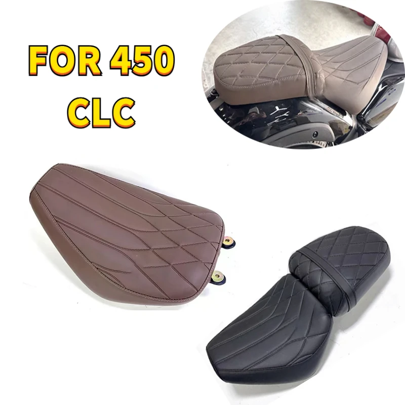 

Motorcycle Oil Wax Leather Diamond Seat clc450 seat cushion modification special seat Fit for CFMOTO 450CLC CL-C450 2023 2024