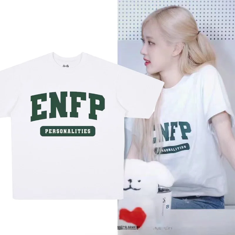 

Футболка свободного кроя из чистого хлопка с коротким рукавом и принтом собаки MBTI Personali, удобная повседневная одежда для подростков, летняя мода