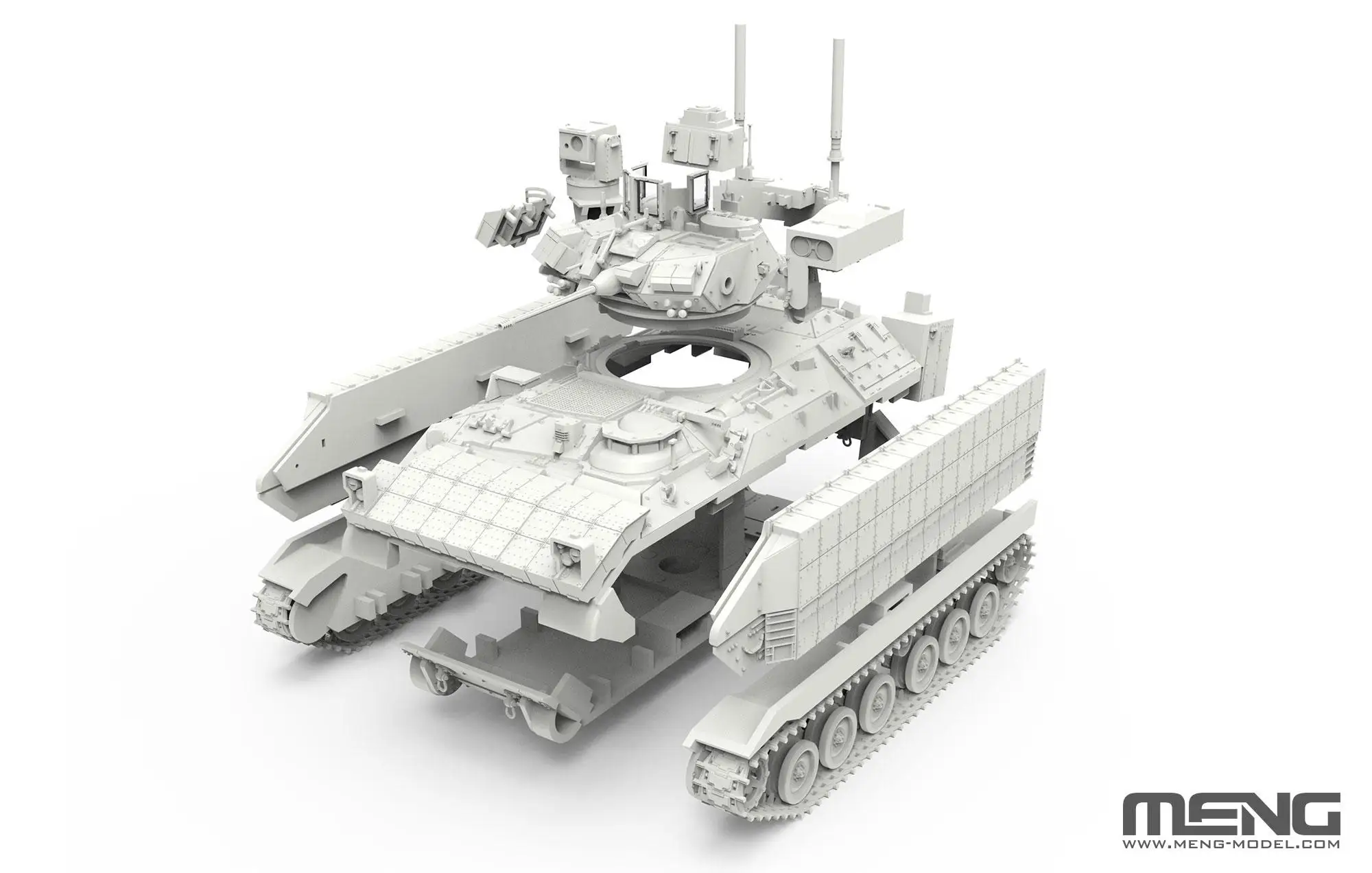 MENG 72-005 1/72 U.S. ทหารราบ FIGHTING VEHICLE M2A3 Bradley w/ BUSK III ชุดโมเดล