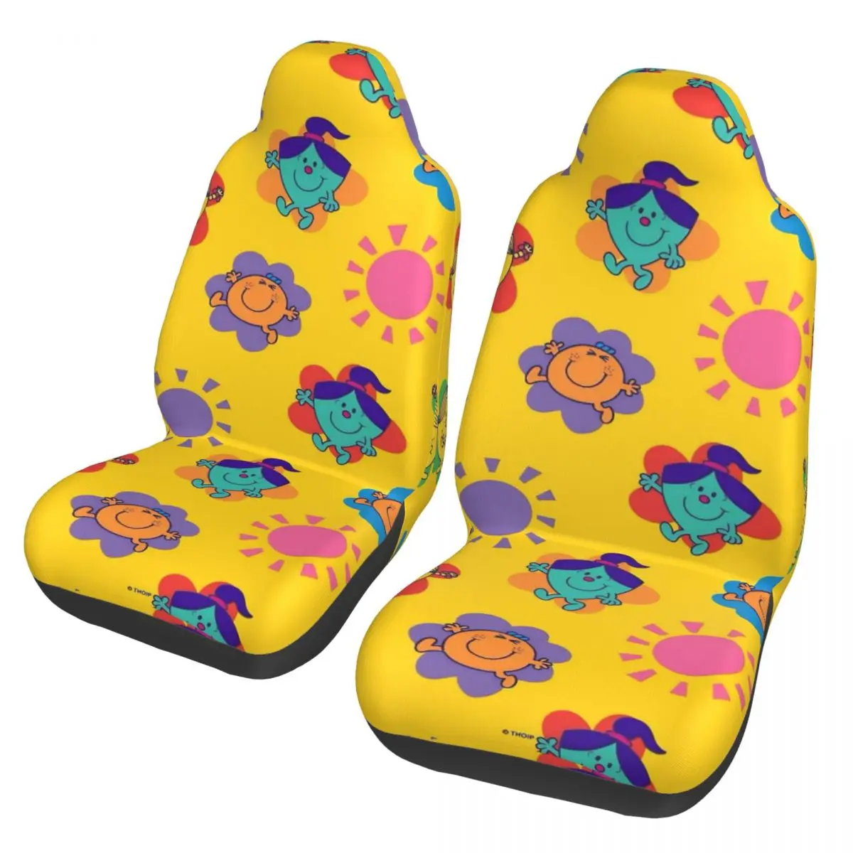 

Чехлы на сиденья Mr Men Little Miss Universal для внедорожников AUTOYOUTH, милые мультяшные чехлы из ткани для охоты