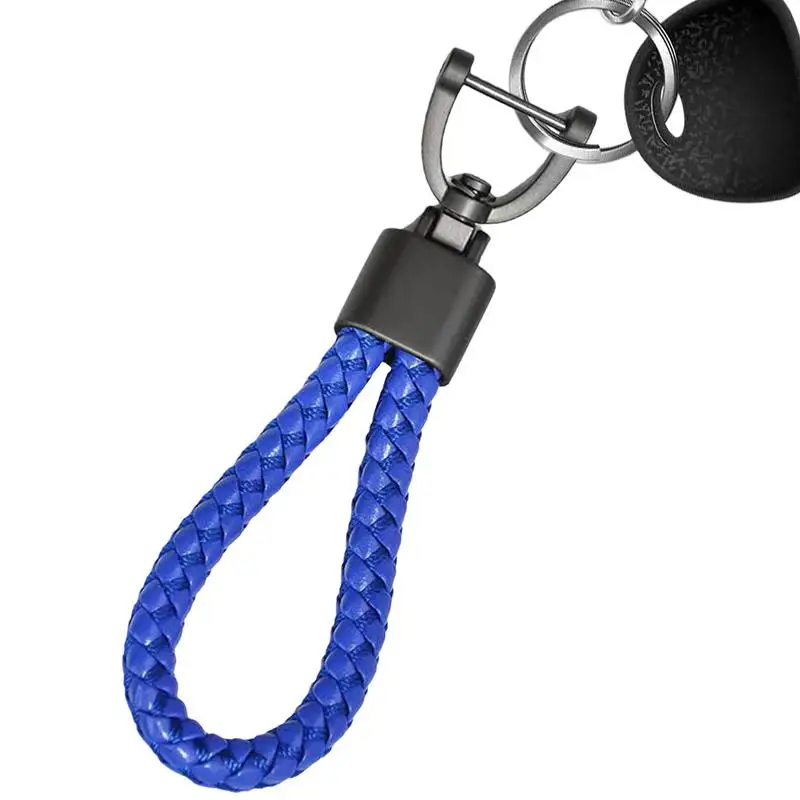 Car Keychain Wristlet Leather Car Keychain Leather Car Keychain Car Keys Keychain Multifunctional Stylish Key Ring For Adults