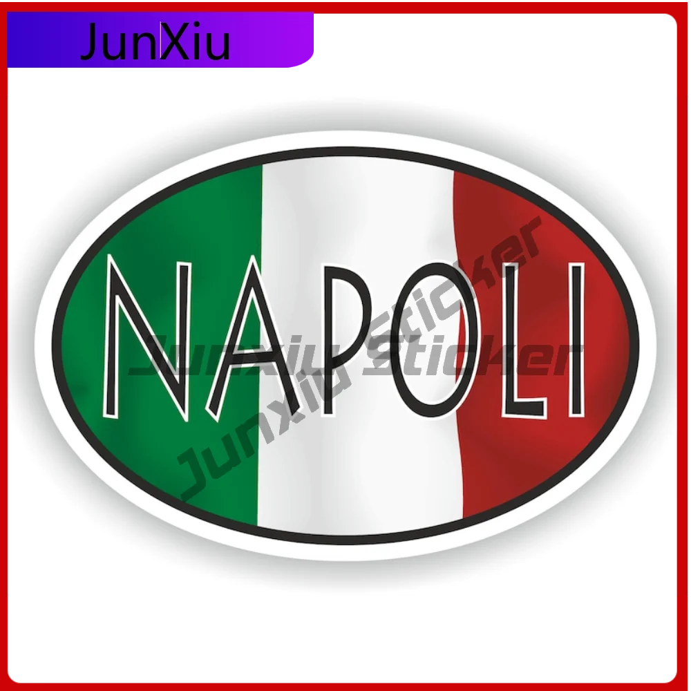 

Napoli Italy Country Code Oval Sticker with Heavy Duty Vehicle Sticker For Car Truck Sun Protection Decoration Auto Accessories